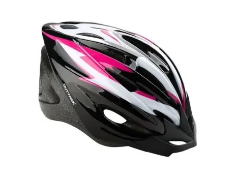 Junior bike helmet pink/black 52-55 cm - Accessories